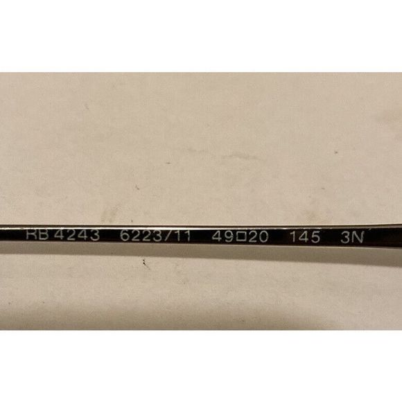 Vintage Rare Ray Ban Purple Print Sunglasses RB4243 6223/11 49-20 145 3N - Picture 8 of 8